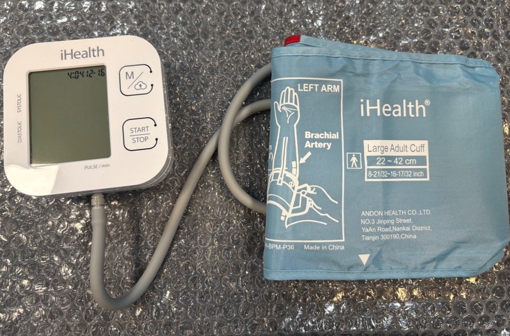 iHealth Track Upper Arm Blood Pressure Monitor, Digital, Bluetooth KN-550BT